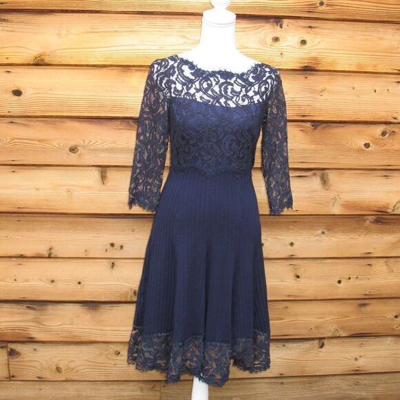 Tadashi Shoji Blue Dress - Picture 1 of 9